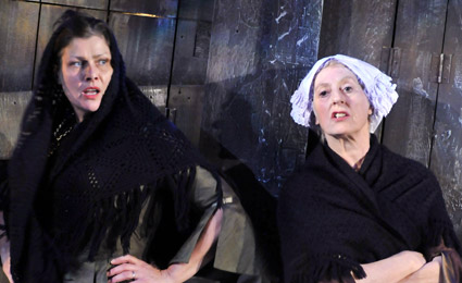 Fiona Bruce (left of image)